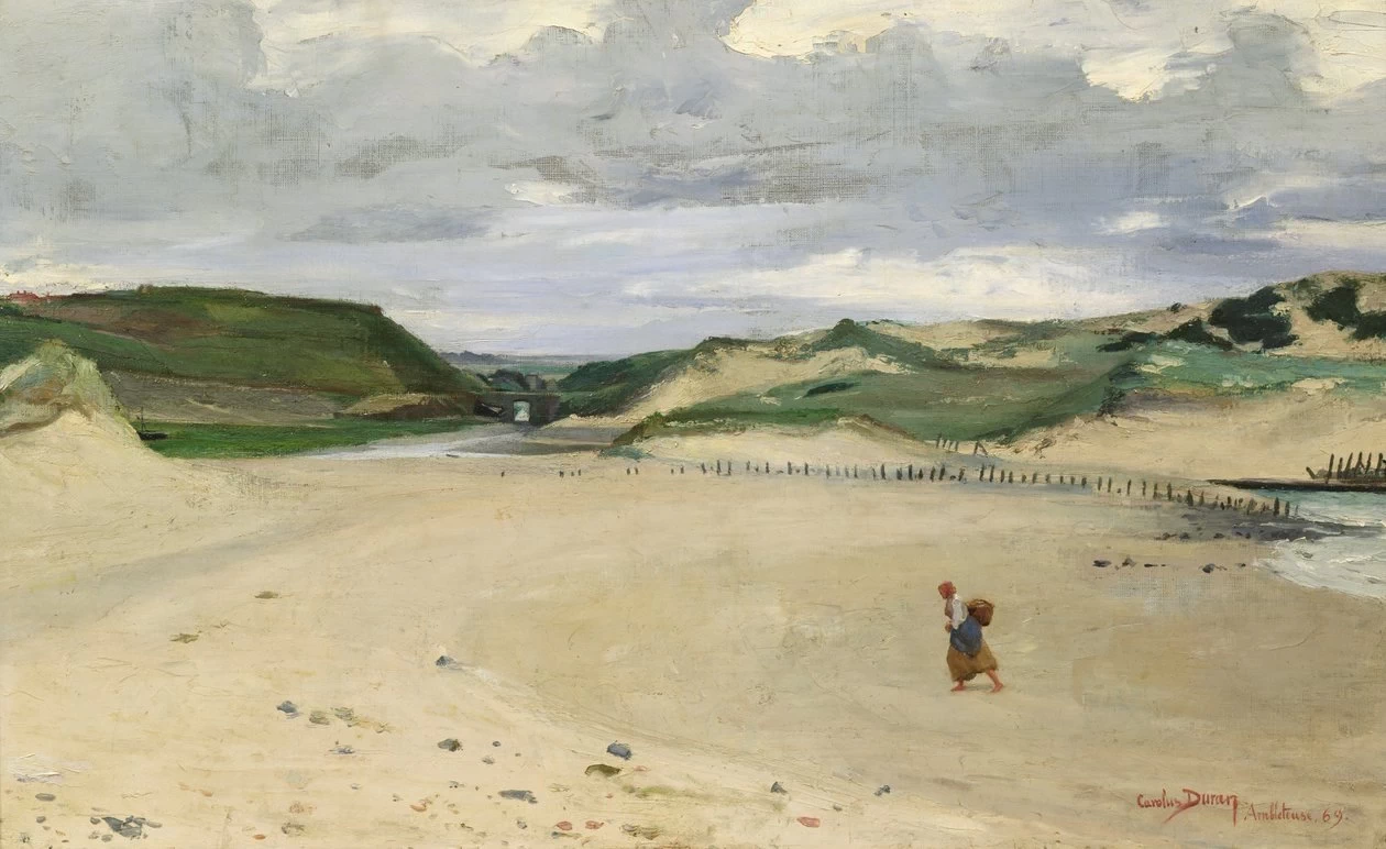 La spiaggia di Ambleteuse, 1869